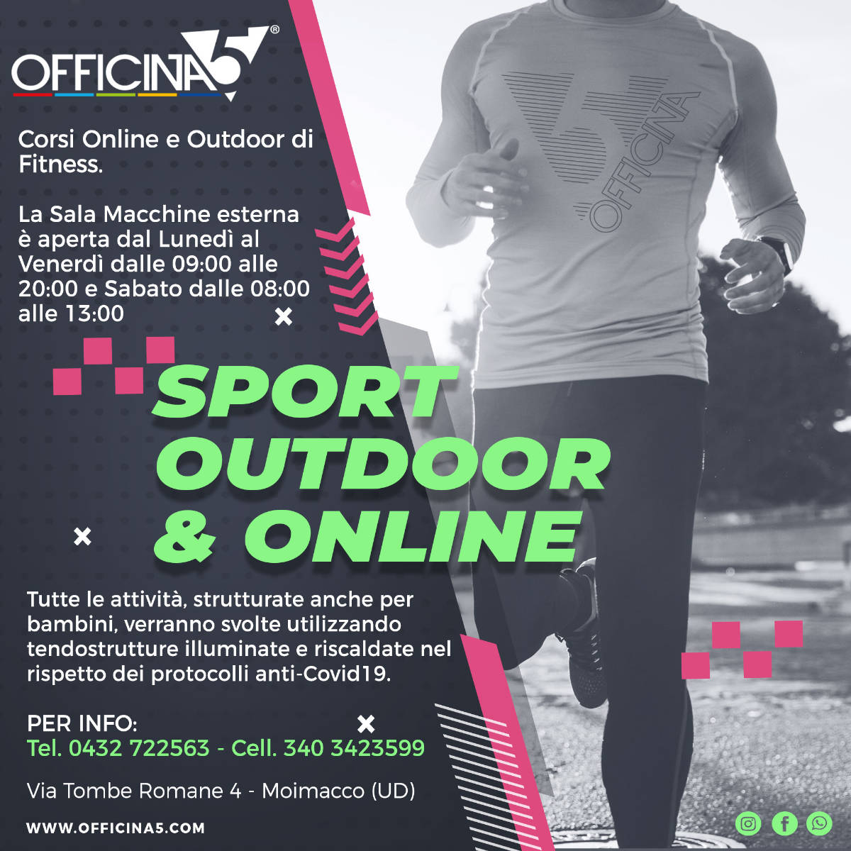 SI RIPARTE CON LO SPORT OUTDOOR E ONLINE